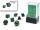 Chessex Scarab® Mini-hedral™ Jade/gold 7-Die Set
