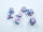 Chessex Festive® Mini-hedral™ Pop Art™/blue 7-Die set