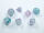 Chessex Nebula® Mini-hedral™ Wisteria/white 7-Die set