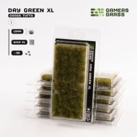 Gamers Grass Dry Green XL 12mm Tufts Wild XL