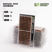 Gamers Grass Brown 4mm Tufts Small
