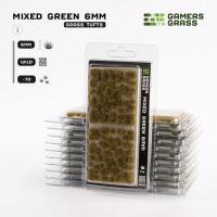 Gamers Grass Mixed Green 6mm Tufts Wild