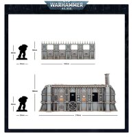 Warhammer 40K Battlezone Fronteris STK Habitatbunker und Palisaden Gelände für Warhammer 40K