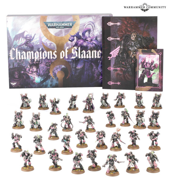 Warhammer 40K Armeeset Champions von Slaanesh deutsch