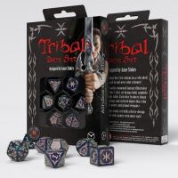 Tribal Dice Set: Blue-green &amp; Beige